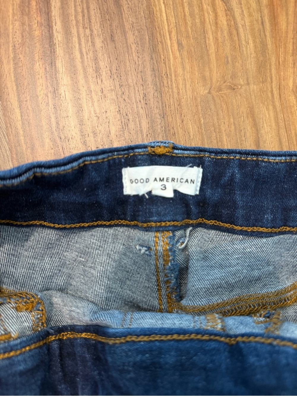 Good American Dark Blue High-Rise Women's Jeans